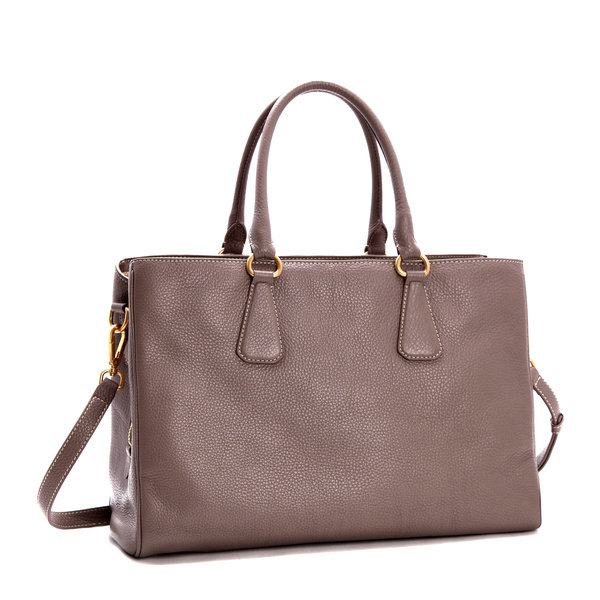 2014 Prada grainy calfskin tote bag BR4743 khaki for sale